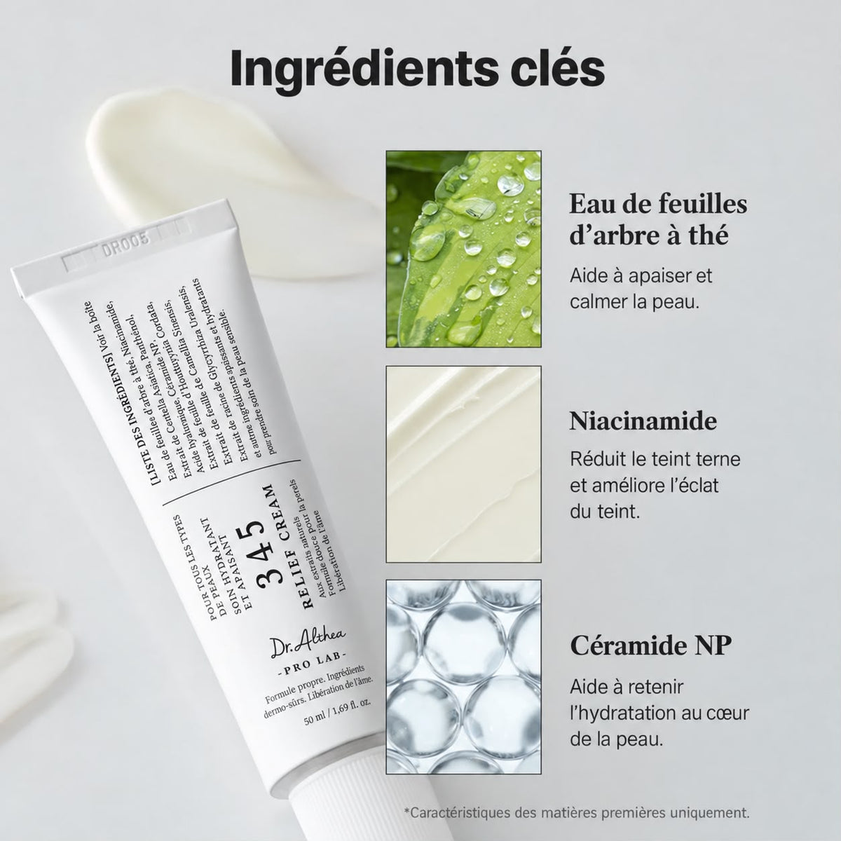 Dr Althea 345 Crème Protectrice et Hydratante au Resvératrol et à l’Adénosine 50ml